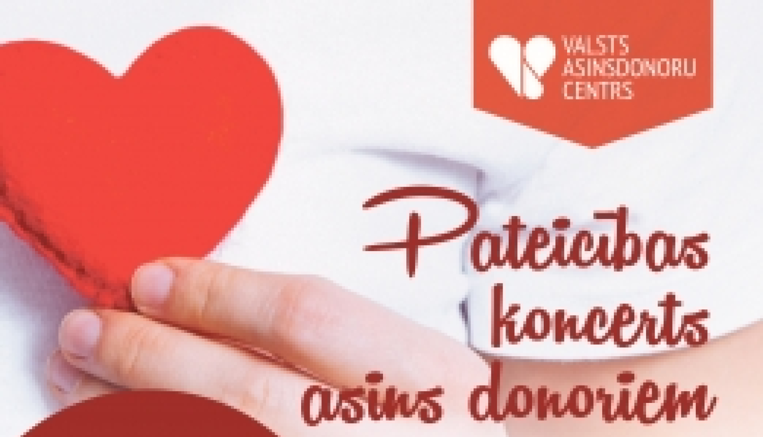 26. janvārī notiks 2019. gada Pateicības koncerts donoriem