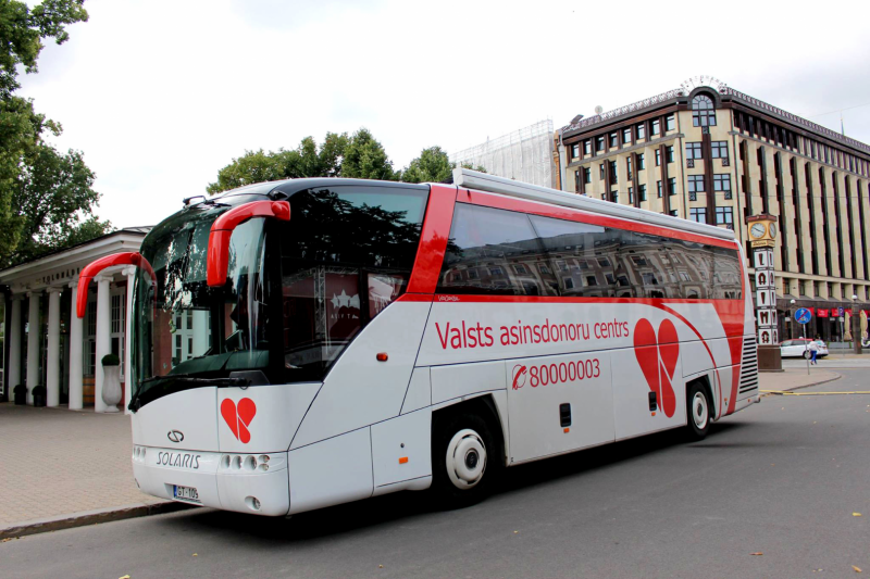 VADC izbraukumu autobuss