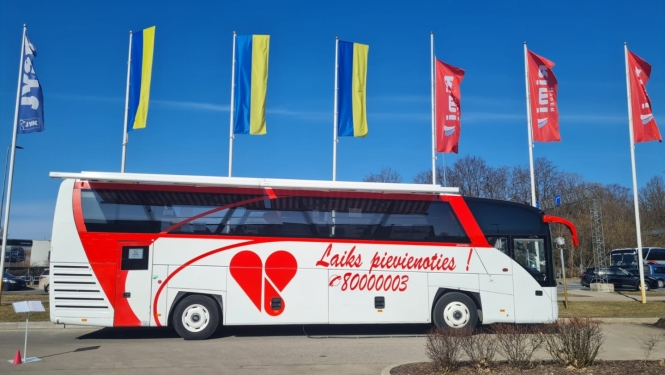 Specializētais donoru autobuss