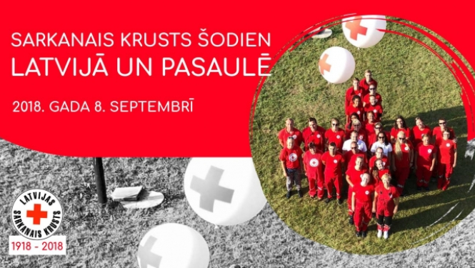 Ziedo asinis Latvijas Sarkanā Krusta simtgades pasākumā