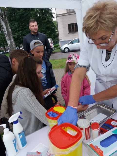 Daugavpils asins sagatavošanas nodaļa piedalās informatīvi izglītojošā pasākumā „Dzīvo vesels!”