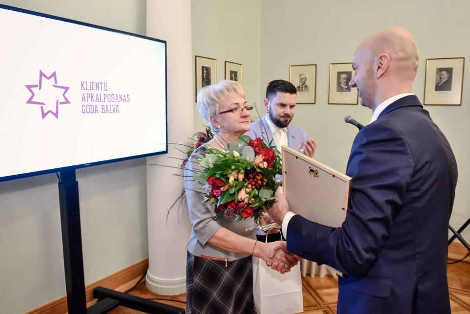 Klientu apkalpošanas Goda balvu 2017 saņem VADC medmāsa Lilija Obuševa