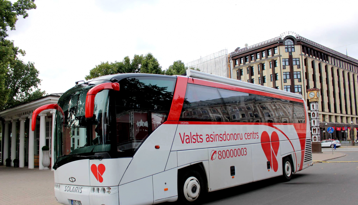 VADC izbraukumu autobuss