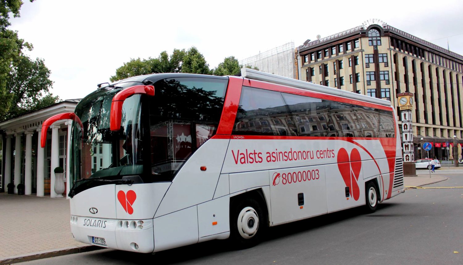 VADC izbraukumu autobuss